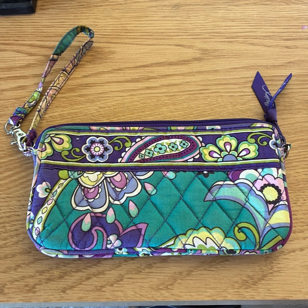 Vera Bradley paisley Wristlet